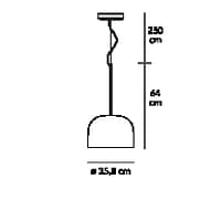 cortess_fontanaarte_equatore_hang_afmetingen